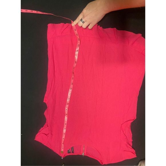 MNG Collection Mango Barbiecore Pink Ruffle Cap Sleeve Blouse Top Size Small - Picture 8 of 8